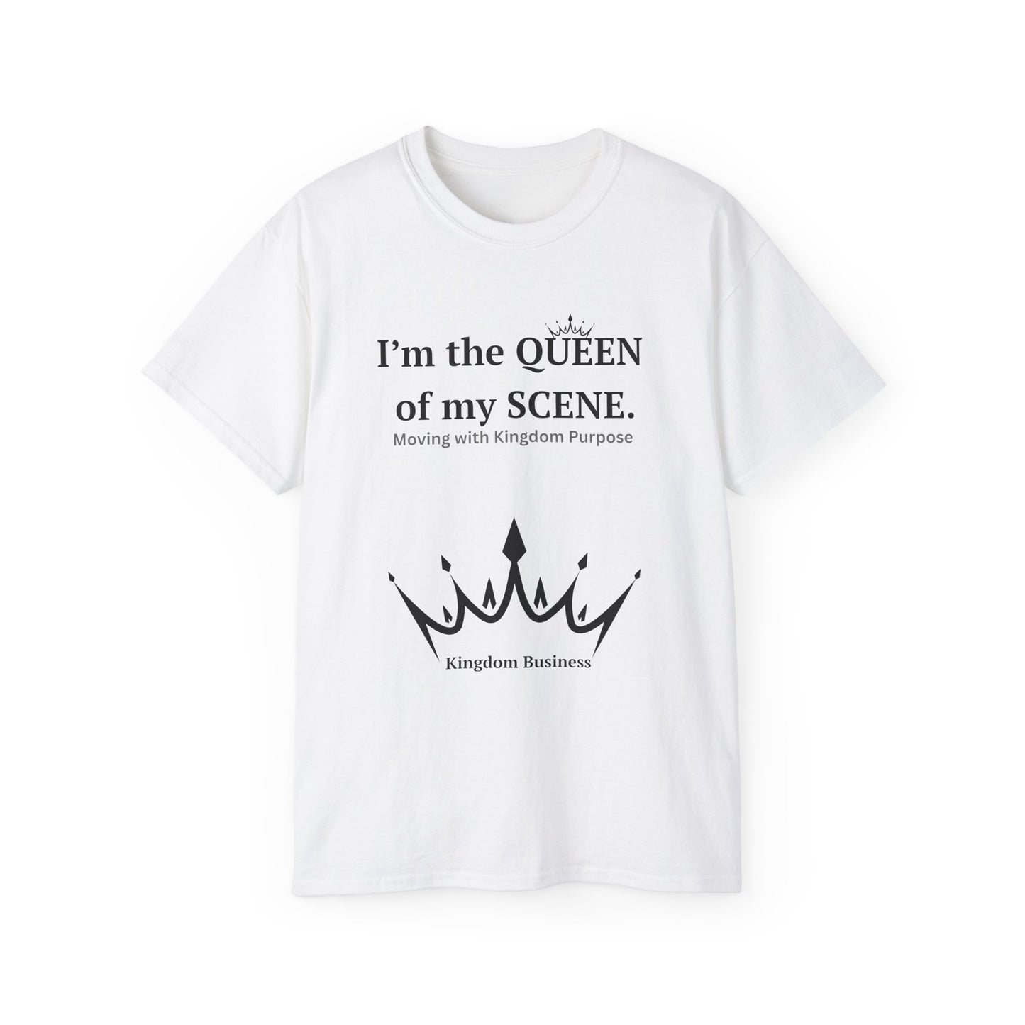 Queen of My Scene Unisex Ultra Cotton Tee - Empowering Message T-Shirt