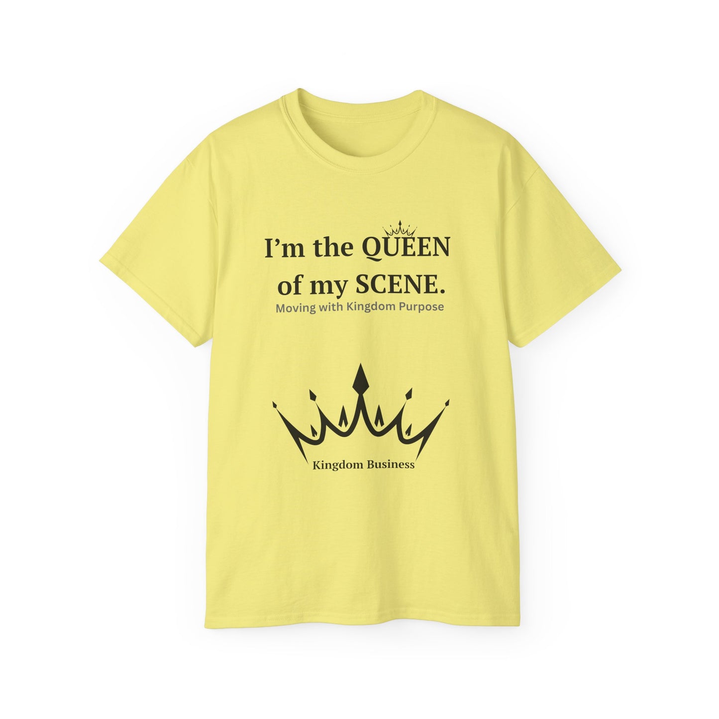 Queen of My Scene Unisex Ultra Cotton Tee - Empowering Message T-Shirt