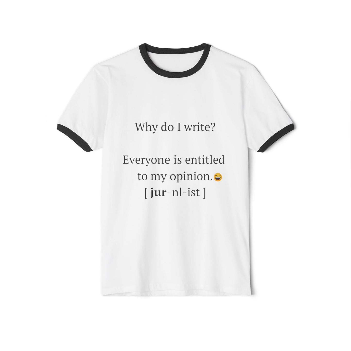 Unisex Cotton Ringer T-Shirt
